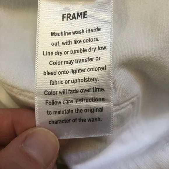 Frame White Skinny Jeans - Size 25 - Picture 7 of 11